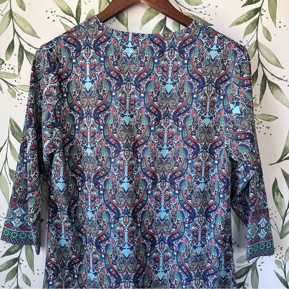 Coolibar printed tunic dress. Small. Multicolor. UPF 50+ - Picture 4 of 9